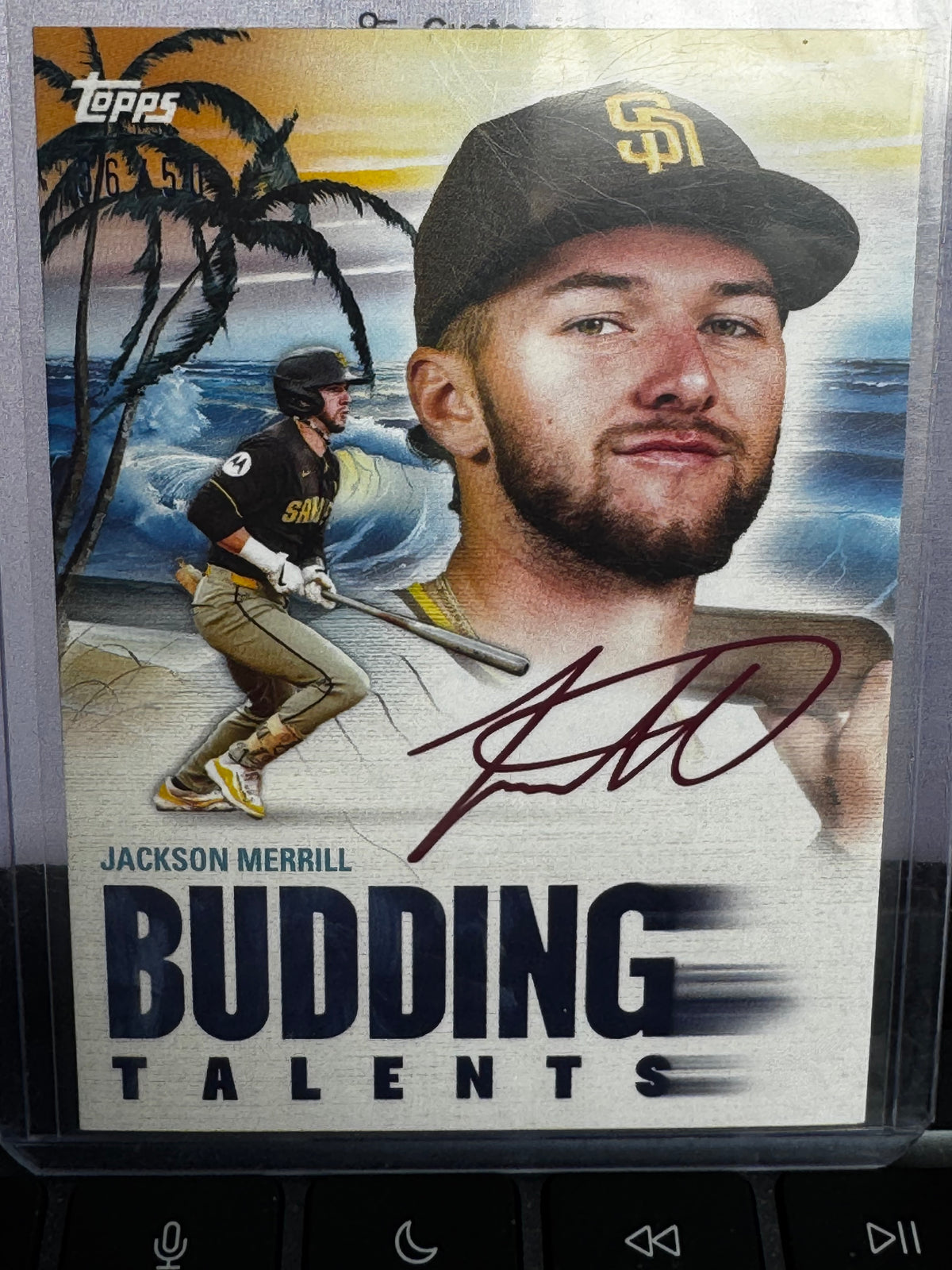 Tuesday Oct 6 Claim! 2025 Bob Ross -Jackson Merrill Budding Talents Prussian Blue /50
