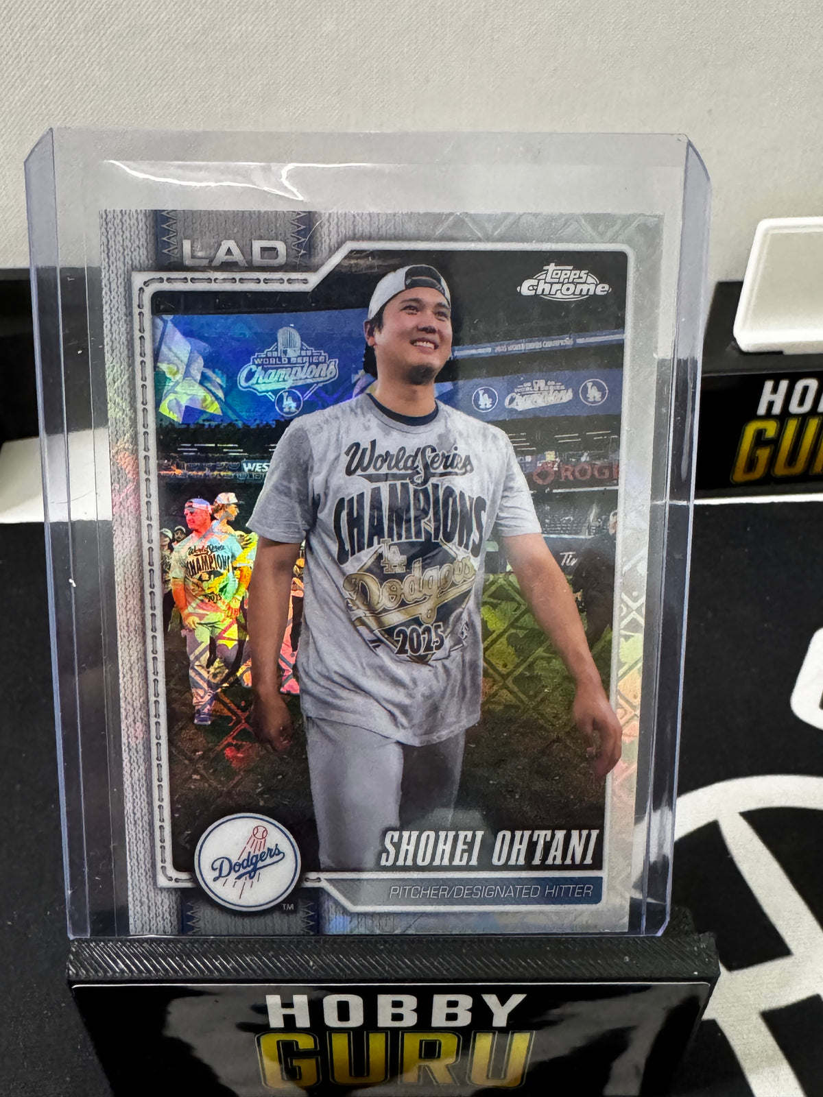 2026 Topps Chrome Logofractor SSP Shohei Ohtani Image Variation  WS Dodgers