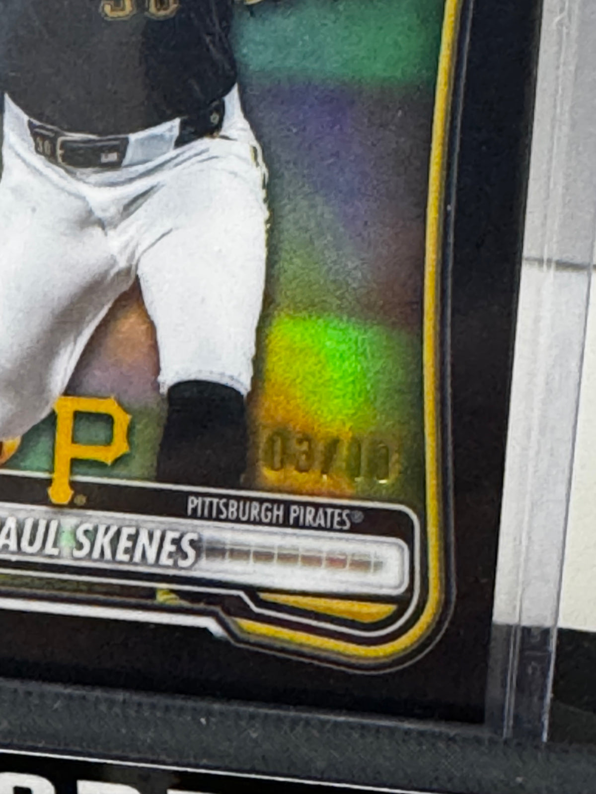 2026 Bowman Chrome Paul Skenes Black /10 Color Match