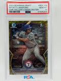 2023 Bowman Chrome 1st WYATT LANGFORD Yellow Sapphire /75 PSA 10 Rookie Card
