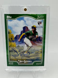 2025 Topps x Bob Ross The Joy of Baseball Jacob Wilson Green /75 Auto