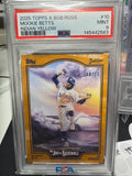 2025 Topps x Bob Ross Mookie Betts Indian Yellow /25 PSA 9 Dodgers