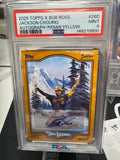 2025 TOPPS BOB ROSS JOY OF BASEBALL JACKSON CHOURIO Indian Yellow /25 Autograph PSA 9 POP 1!
