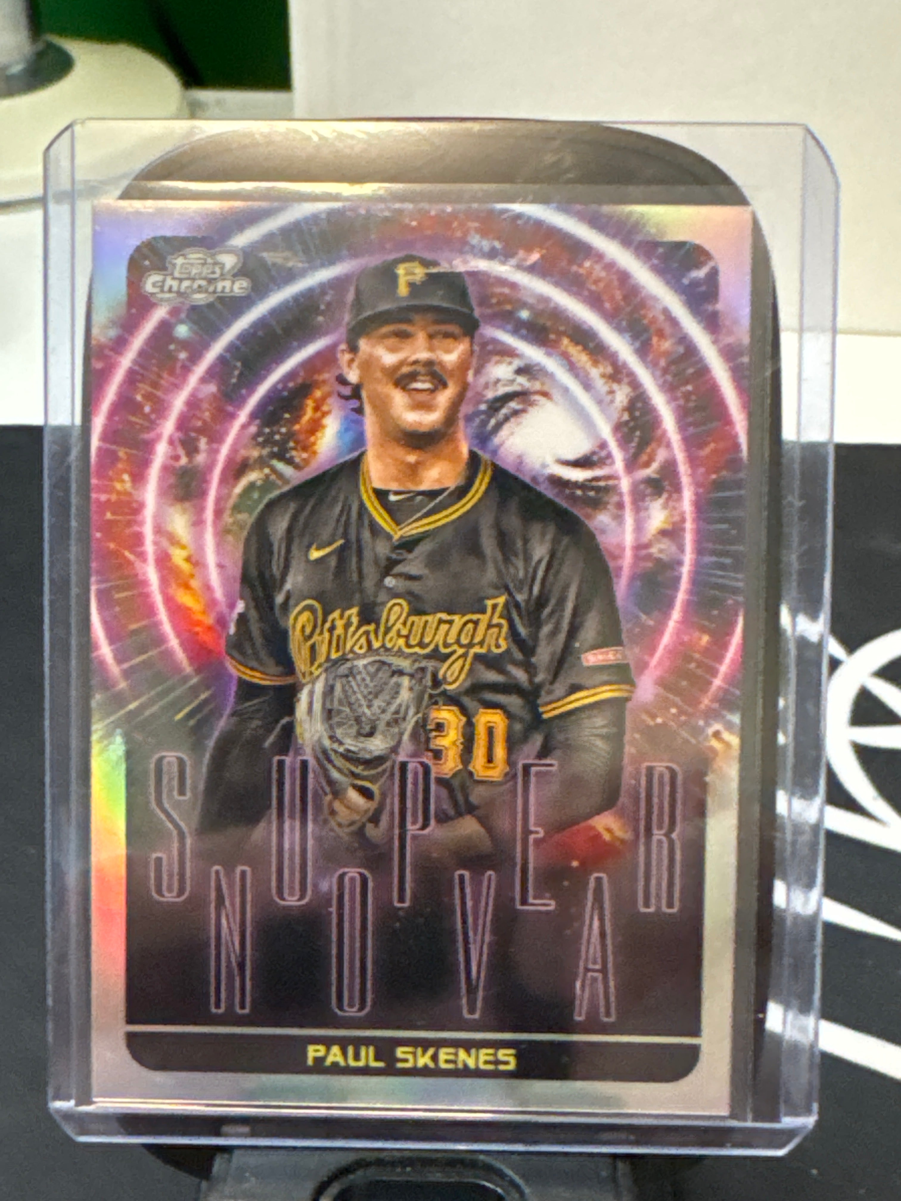 Tuesday July 21 Claim!  2025 Cosmic Chrome Paul Skenes Supernova SSP!