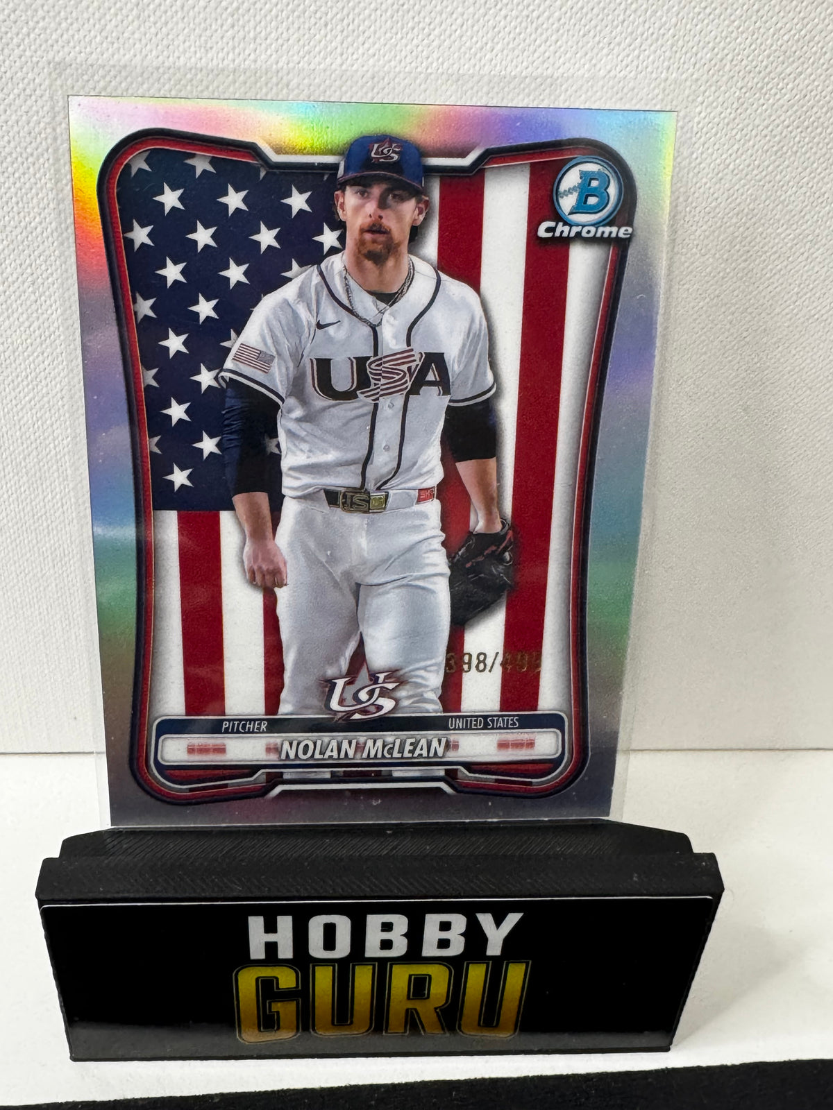 September 15 Claim: 2026 Bowman Chrome Nolan McLeanUSA WBC Refractor /499