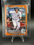 2025 Bowman Chrome Justice Bigbie Orange /25 Reptilian Bowman 1st