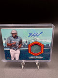 2023 Topps All Star Stiches Yordan Alvarez Auto & Game Worn Jersey 4/10 - RARE