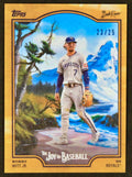 Bobby Witt Jr 2025 Topps x Bob Ross Indian Yellow /25